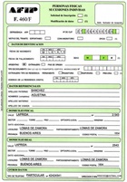 Formulario 460 completo