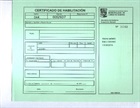 Duplicado de certificado de habilitación